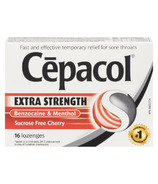 Cepacol Extra Strength Sucrose Free Lozenges Cherry 