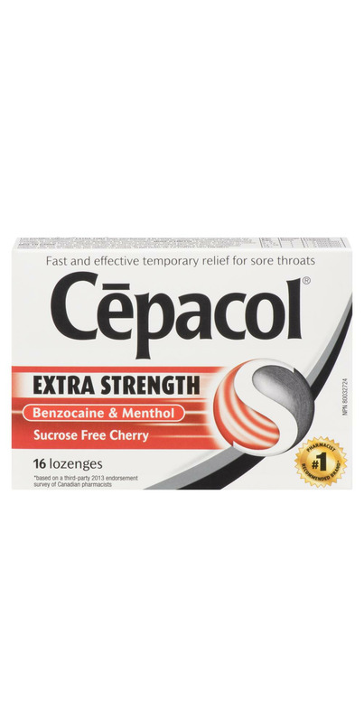 Buy Cepacol Extra Strength Sucrose Free Lozenges Cherry at Well.ca