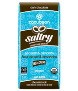 zazubean Saltry Sea Salt & Almonds 65% Dark Chocolate