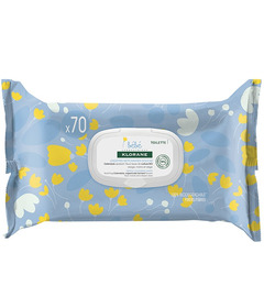 Klorane Baby Gentle Cleansing Wipes with Organic Calendula