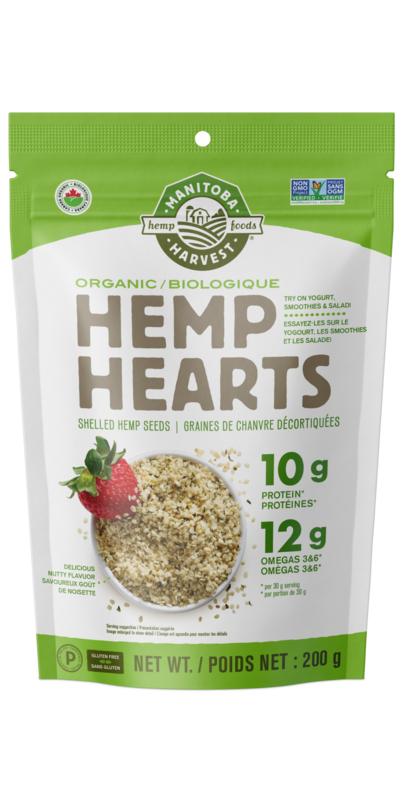 Buy Manitoba Harvest Organic Hemp Hearts Raw Shelled Hemp Seeds At Well ...