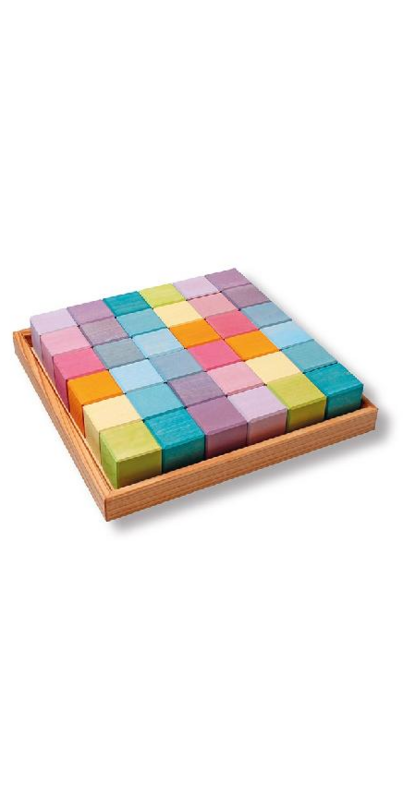 Buy Grimm's Building Set Squares Pastel at Well.ca | Free Shipping