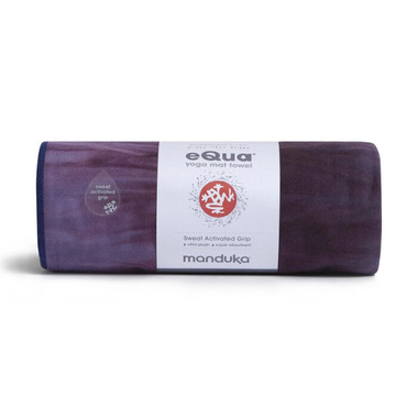 Manduka eQua Yoga Mat Towel, Thunder, 72