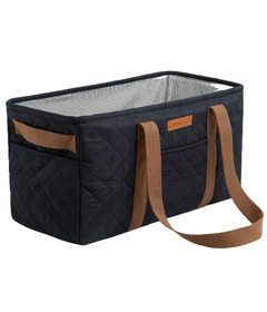 Townsend Avenue Quilted Tote Bag Onyx