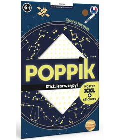 Poppik Discovery Poster Skymap Glow-in-the-Dark