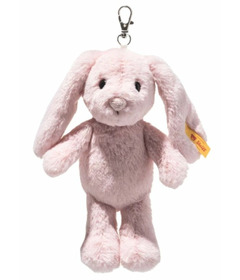 Steiff Hoppie Rabbit Keyring Pale Pink