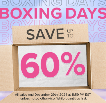 Save up to 60% on Boxing Days