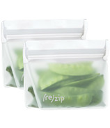 (re)zip Stand-Up 8oz Reusable Snack Bags Clear