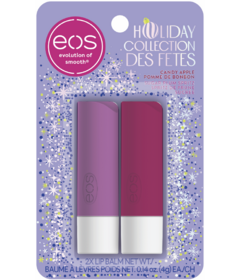 eos Lip Balm Twist Sticks Sugar Plum Spritz & Candy Apple