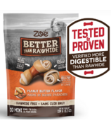 Zoe Better Than Rawhide Bones Peanut Butter