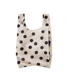 BAGGU Baby Baggu Cream and Black Polka Dot