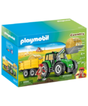 Tracteur Playmobil avec remorque