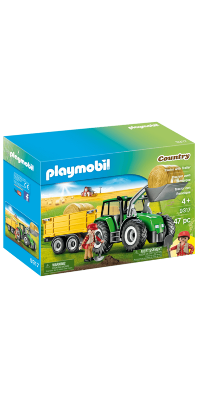 playmobil tractor trailer