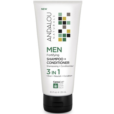 ANDALOU naturals MEN 3 in 1 Fortifying Shampoo and Conditioner ANDALOU naturals MEN 3 in 1 Fortifying Shampoo and Conditioner