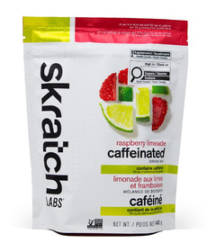 Skratch Labs Drink Mix Raspberry Limeade Caffeinated