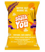 Better Snack Better You Popcorn beurre sel