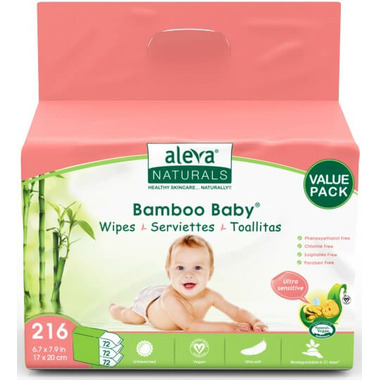 Aleva Naturals Bamboo Baby Wipes Ultra Sensitive Value Pack Aleva Naturals Bamboo Baby Wipes Ultra Sensitive Value Pack