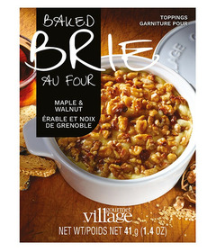 Gourmet Du Village Brie Topping Mix Maple Walnut