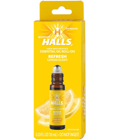 Halls Essential Oil Roll On Lemon