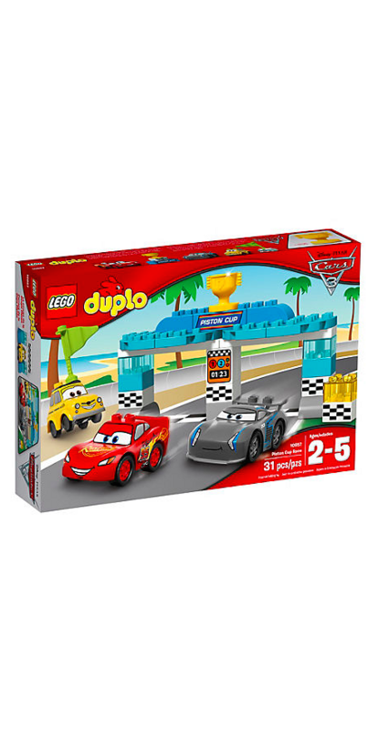 Buy LEGO Duplo Race Lightening McQueen and Jackson Storm for the