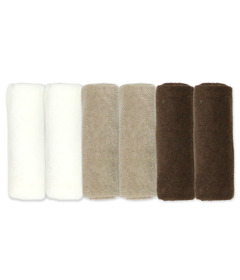 Kushies Bamboo Single Ply Washcloths Oxford