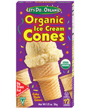 Cornets de crème glacée de Let's Do Organic