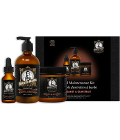 Trousse d'entretien de barbe Educated Beards Bergamont & Pamplemousse