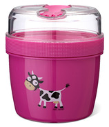 Carl Oscar N'ice Cup Kids Lunch box With Cooling Disc Purple