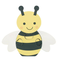 Orange Tree Toys Honey Bee Wooden Puzzle