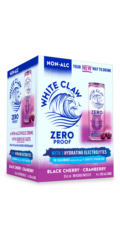 Buy White Claw Zero Proof Black Cherry Cranberry at Well.ca | Free