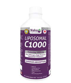 Naka Platinum Liposomal C1000 Sodium Ascorbate