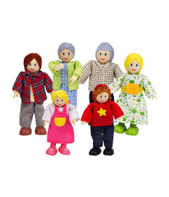 image of Hape Toys Happy Family with sku:67342