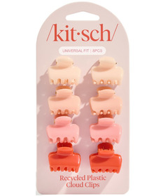 image of Kitsch Recycled Plastic Mini Cloud Clips Assorted Cherry Blossom with sku:330943