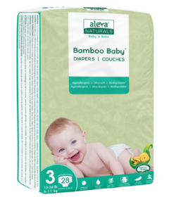 Aleva Naturals Bamboo Baby Diapers