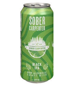 Sober Carpenter Non-Alcoholic Craft Beer Black IPA