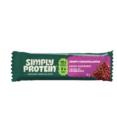 Simply Protein Plant Based Snack Bars Cocoa Raspberry