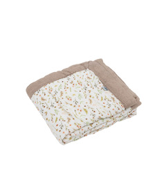 image of Little Unicorn Organic Cotton Muslin Baby Quilt Floral Field with sku:341068