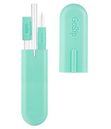 Final Touch GoSip Glass Reusable Straws Mint Green