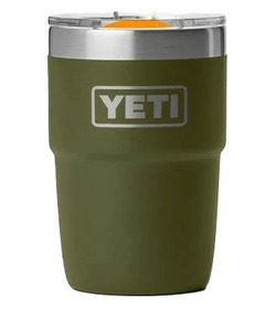 YETI Rambler Stackable Cup Olive/King Crab Orange