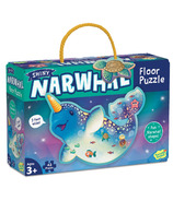 Peaceable Kingdom Floor Puzzle Narwhal