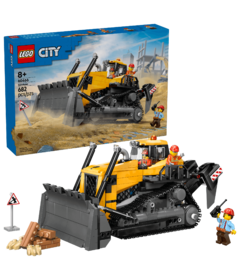 LEGO City Yellow Bulldozer Construction Site Building Toy Playset