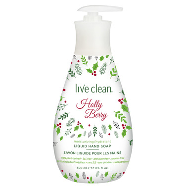 Live Clean Moisturizing Liquid Hand Soap Holly Berry Live Clean Moisturizing Liquid Hand Soap Holly Berry