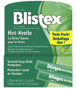 Blistex Baume à lèvres médicamenteux à la menthe FPS 15 - paquet double