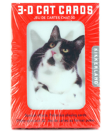 Kikkerland Cartes à jouer Chats 3D