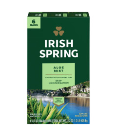 image of Irish Spring Bar Soap Aloe Mist with sku:215714