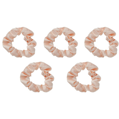 kitsch scrunchies blush satin sleep