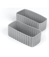 Little Lunch Box Co Bento Cups Rectangle Gris