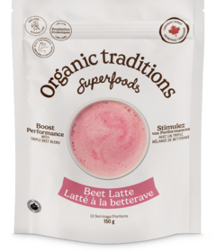 Organic Traditions Beet Latte with Probiotics