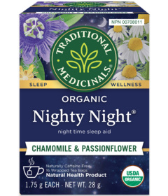 Traditional Medicinals Organic Nighty Night Chamomile & Passionflower