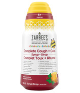 Zarbee's sirop complet toux + rhume pour enfants